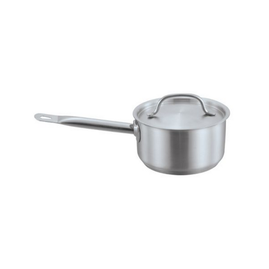 Saucepan | Stainless Steel Saucepan With Lid - 9.5X 16CM (1.9L)