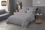 Simon Baker | 400TC Egyptian Giza Cotton Sateen Fitted Sheet XL/XD - Silver