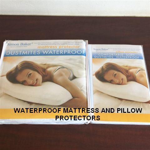 Simon Baker | Terry Toweling Waterproof Mattress & Pillow Protectors XL/XD (Sold Separately)