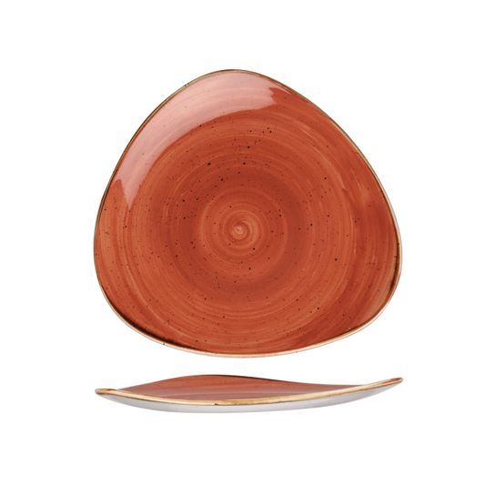 Churchill Spiced Orange – Triangle Plate 22.9cm - Set of 12