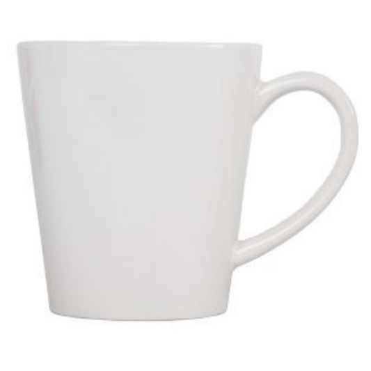 White Mug | WHITE CONE MUG  (Set of 6) - 340ml