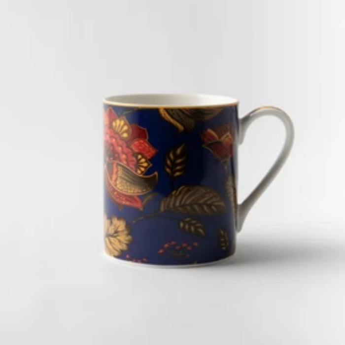 JENNA CLIFFORD - Blue Fern Mug in Gift Box