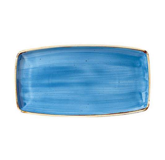 Churchill Cornflower Blue - Oblong Plate 29.5 x 15CM (Set of 12)