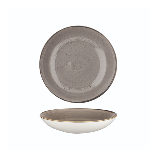Churchill Peppercorn Grey – Coupe Bowl 24.8cm - Set of 12