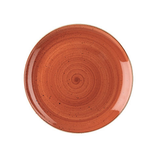 Churchill Spiced Orange – Coupe Plate 16.5cm - Set of 12