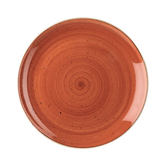 Churchill Spiced Orange – Coupe Plate 26cm - Set of 12