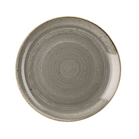 Churchill Peppercorn Grey – Coupe Plate 26cm - Set of 12