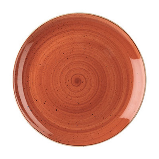 Churchill Spiced Orange – Coupe Plate 28.8cm - Set of 12