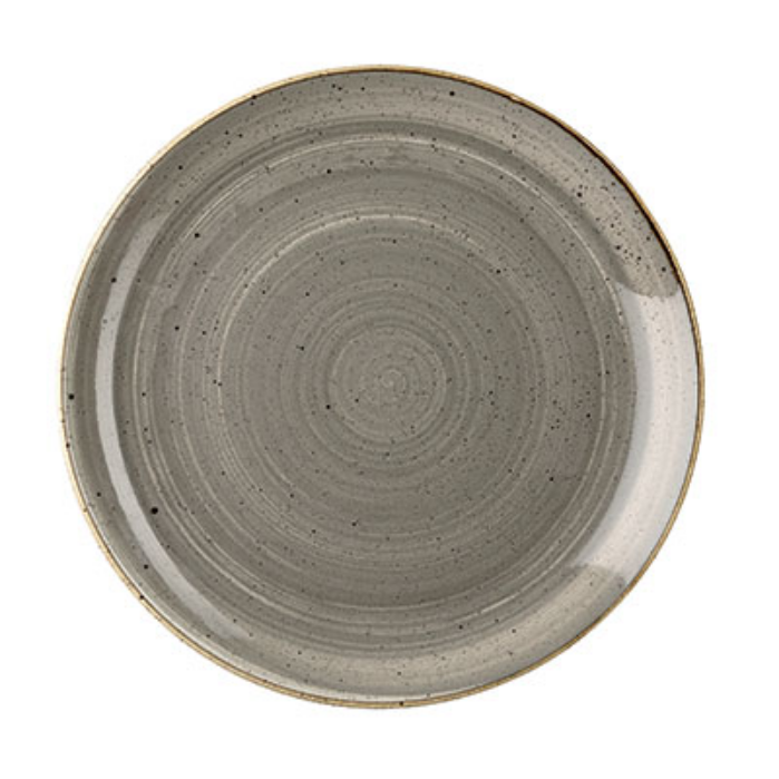 Churchill Peppercorn Grey – Coupe Plate 28.8cm - Set of 12 