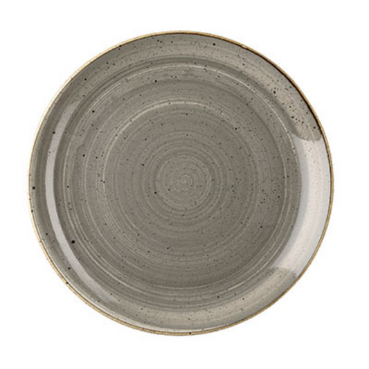 Churchill Peppercorn Grey – Coupe Plate 28.8cm - Set of 12 