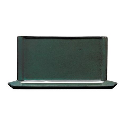 NOVA Style Rectangular Cheese Plate 26x12cm Green 