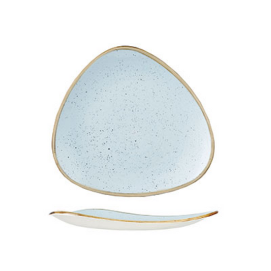 Churchill Duck Egg Blue – Triangle Plate 31.1cm - Set of 6