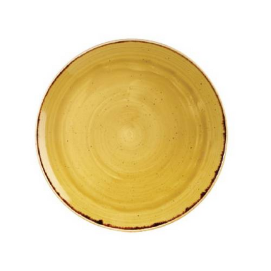 Churchill Mustard Seed Yellow – Coupe Plate (Various Sizes)